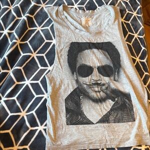 Cool Gray Graphic Kids Tank Top